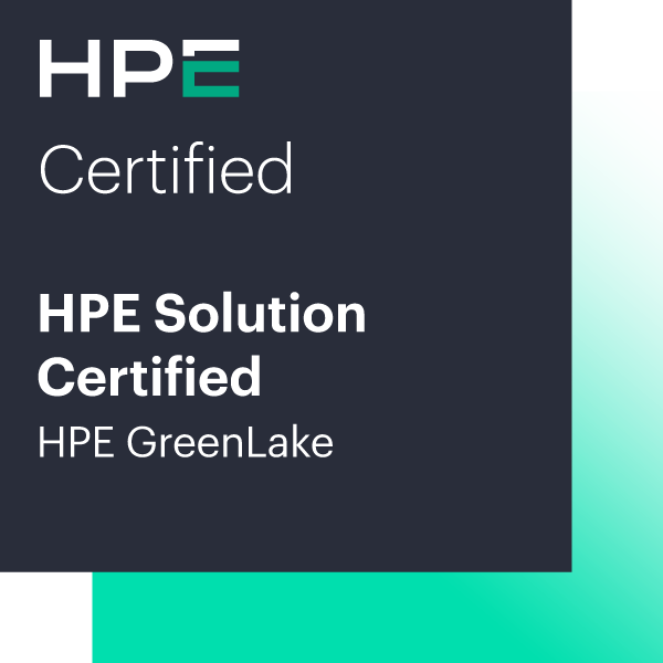HPE Solution Certified — HPE GreenLake