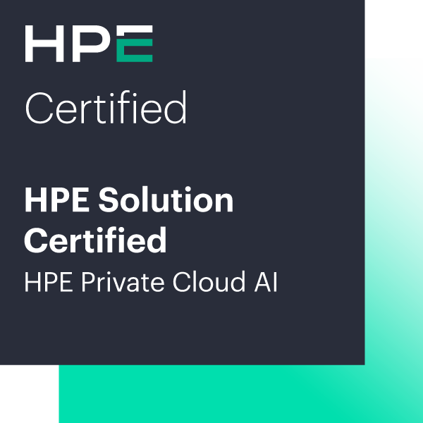 HPE Solution Certified — HPE Private Cloud AI